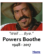 Powers Boothe, veteran actor, whose two word farewell to Wyatt Earp in the movie ''Tombstone'' became an iconic catch phrase, has died at age 68.